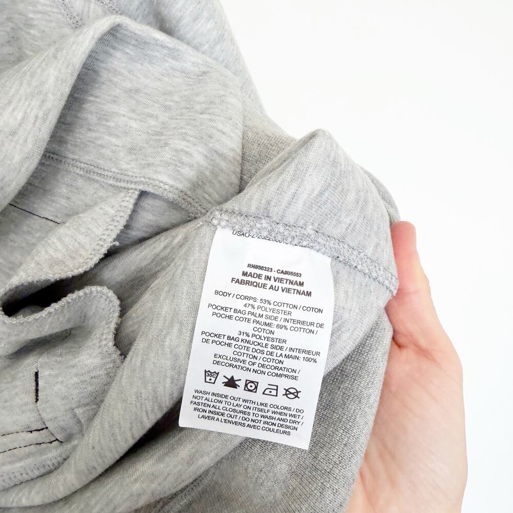 Nike Tech Gray Pullover Quarter Zip Sweatshirt Sz… - image 7